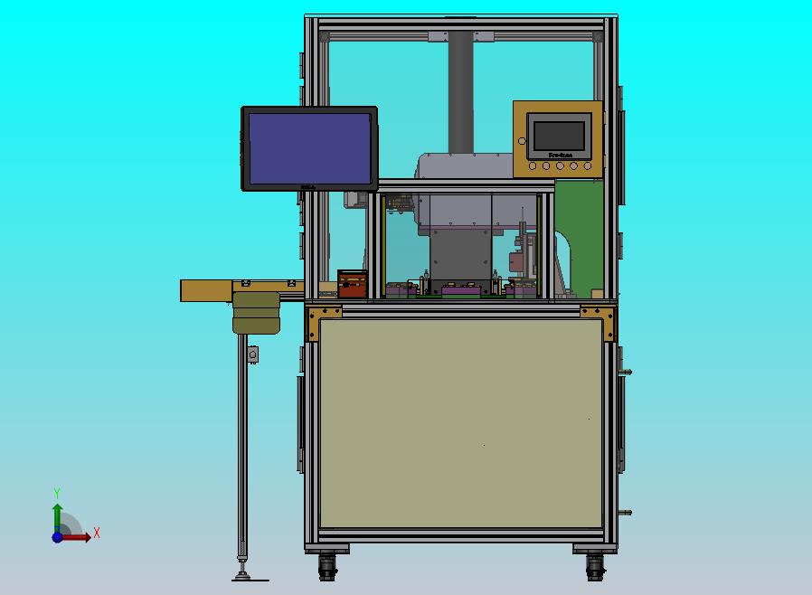 自动贴标机工位