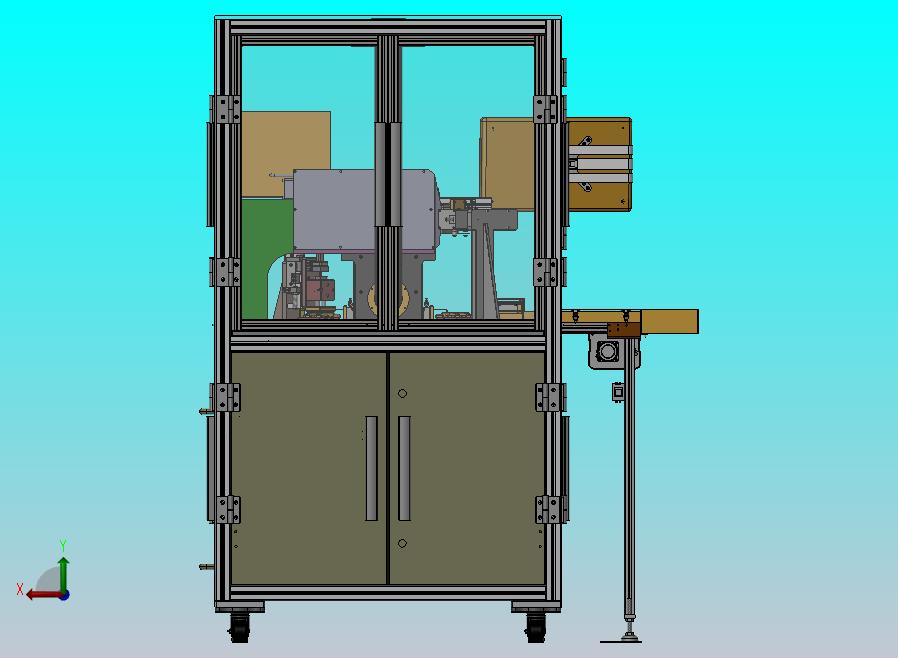 自动贴标机工位