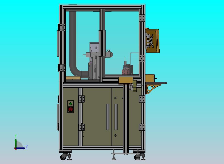 自动贴标机工位