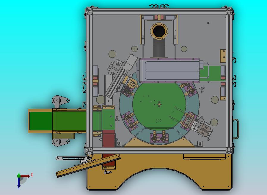 自动贴标机工位