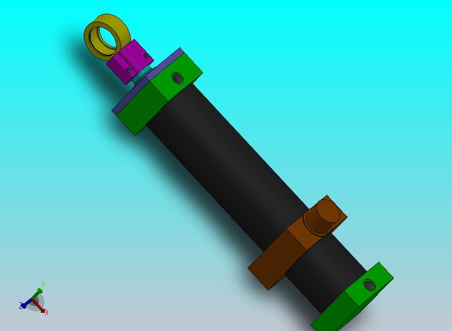 “拉杆液压缸（耳轴-200x90x883-mm-2.snapshot.1