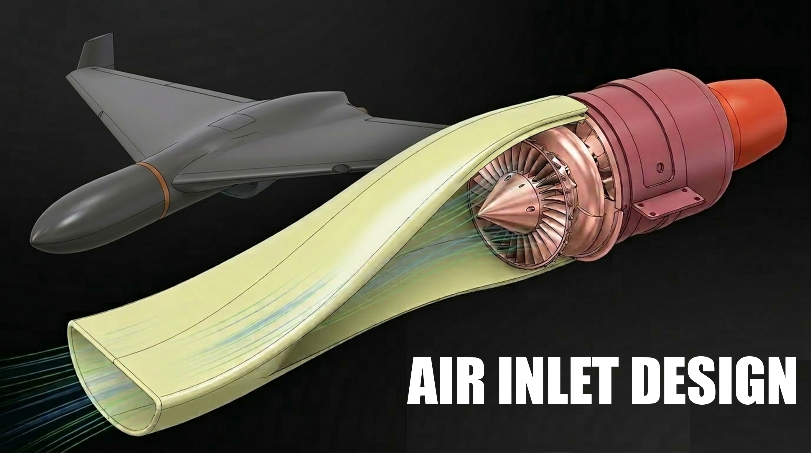 无人机进气口设计