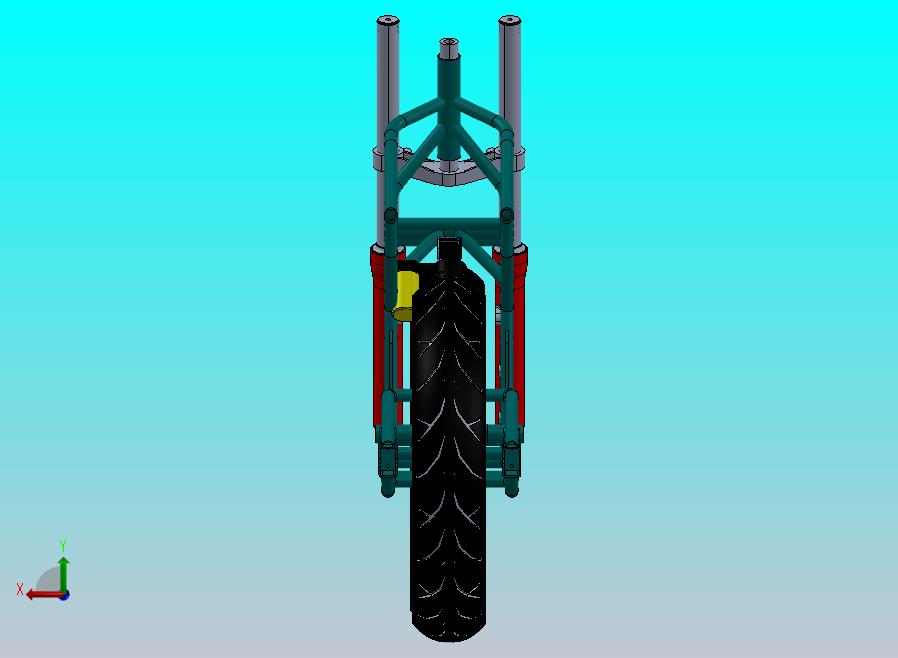 电动自行车管状空间框架C