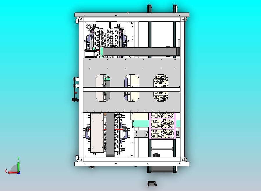 同轴线收料机，不停机上下tray，NG料回收