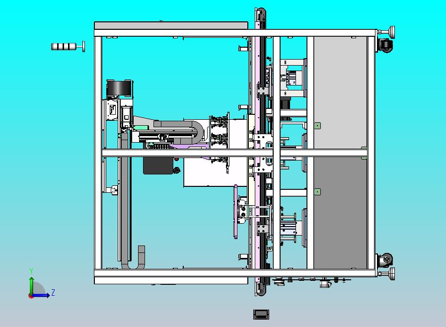 同轴线收料机，不停机上下tray，NG料回收