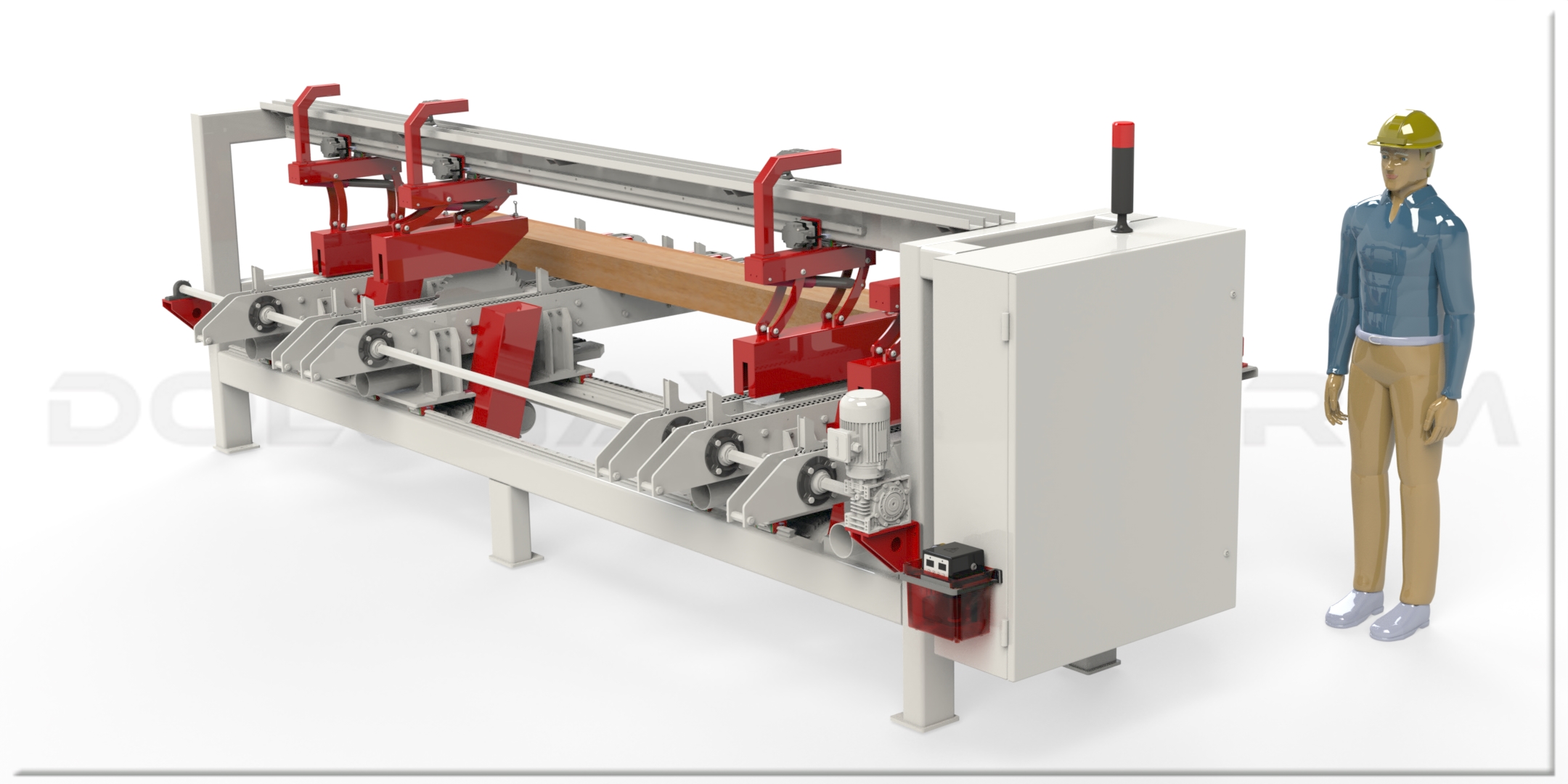 自动木材切片生产线