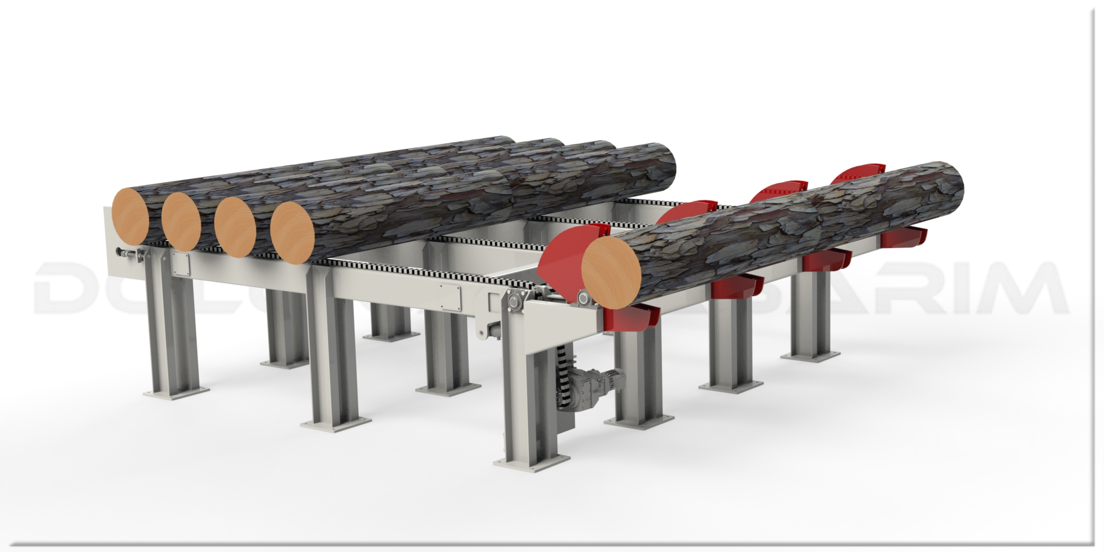 自动木材切片生产线