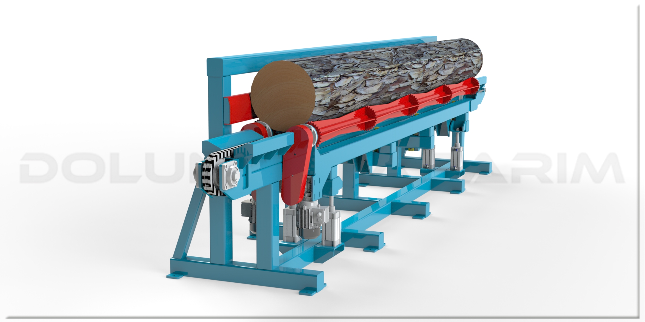 自动木材切片生产线