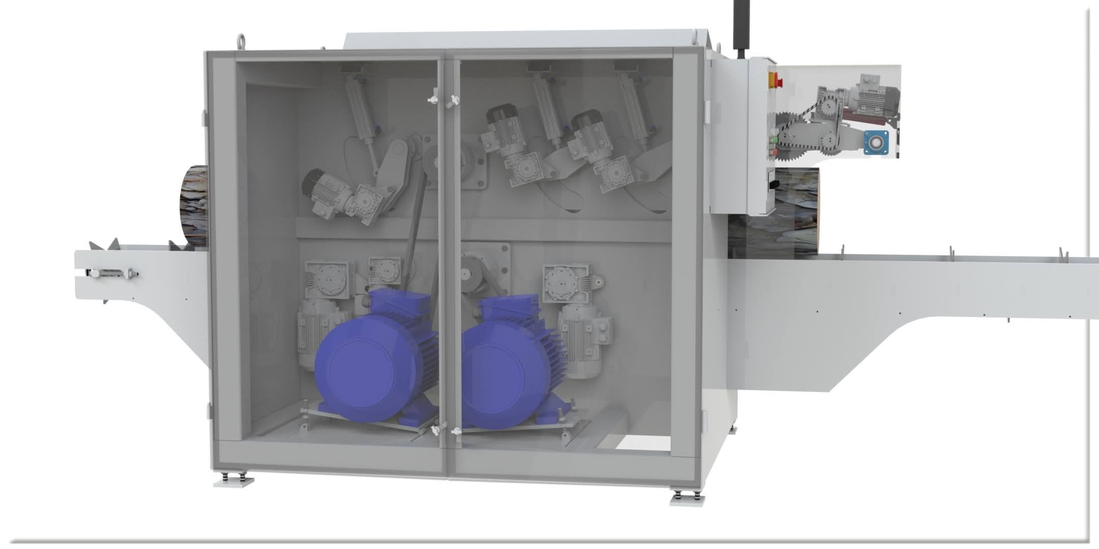 自动木材切片生产线