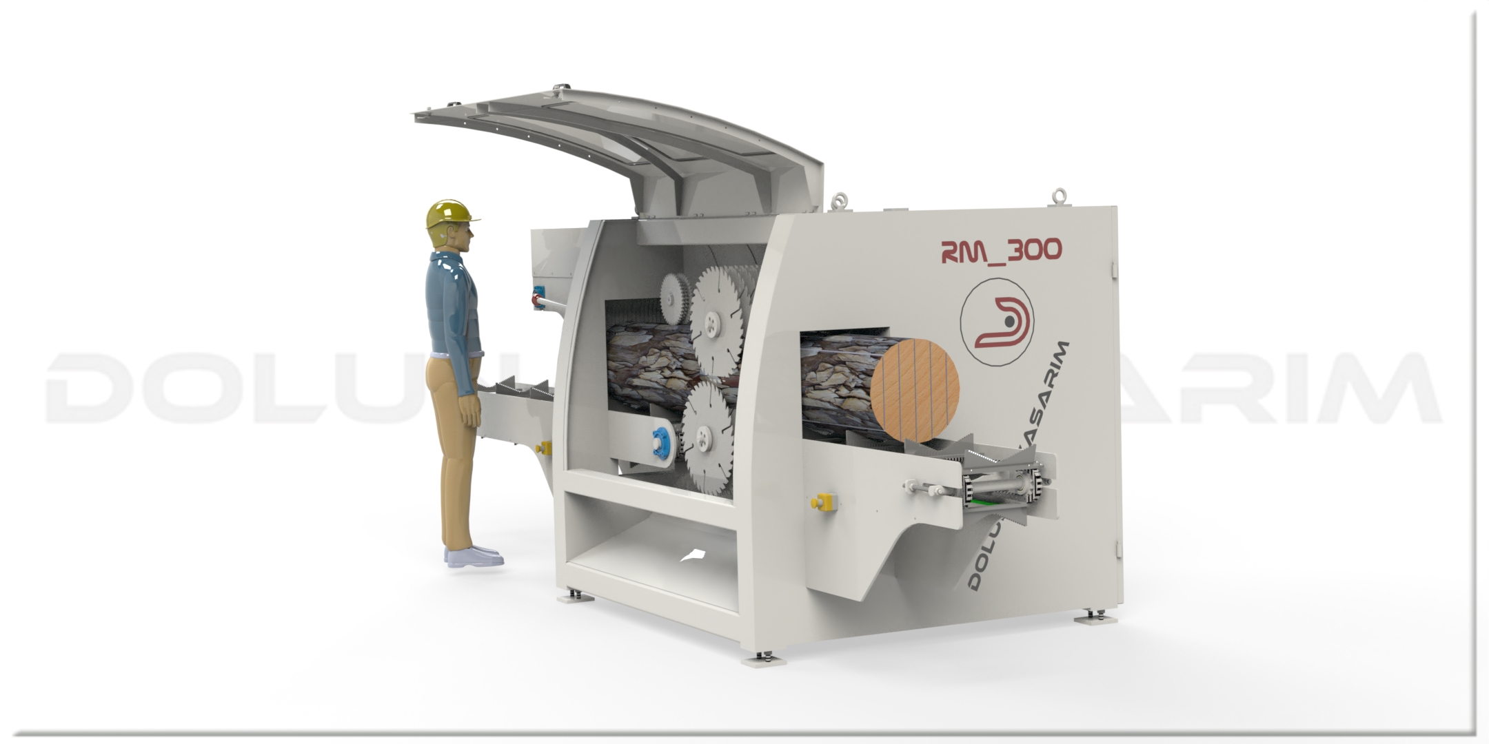 自动木材切片生产线