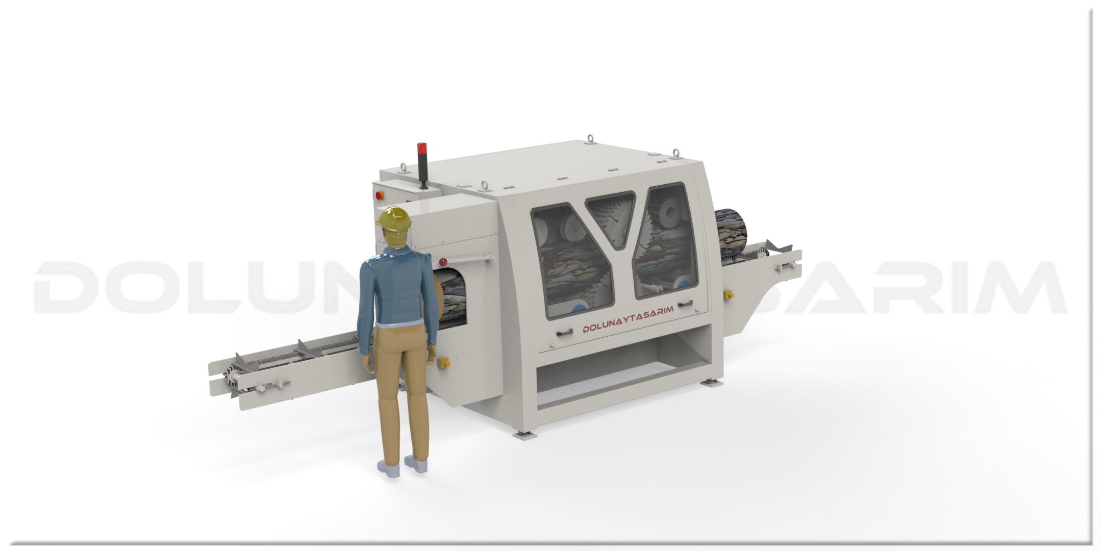 自动木材切片生产线