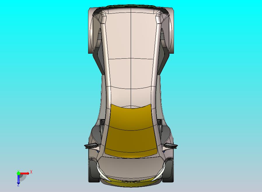 单座电动汽车造型