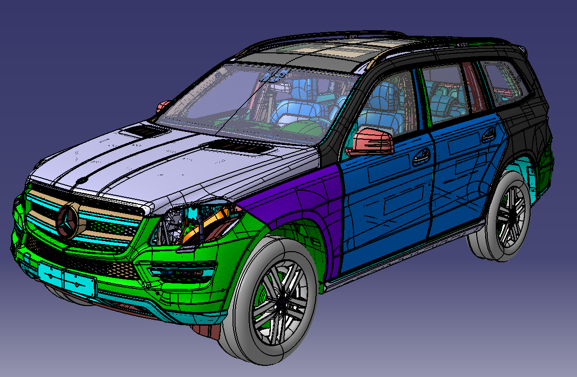 梅赛德斯-GL400-部分组件