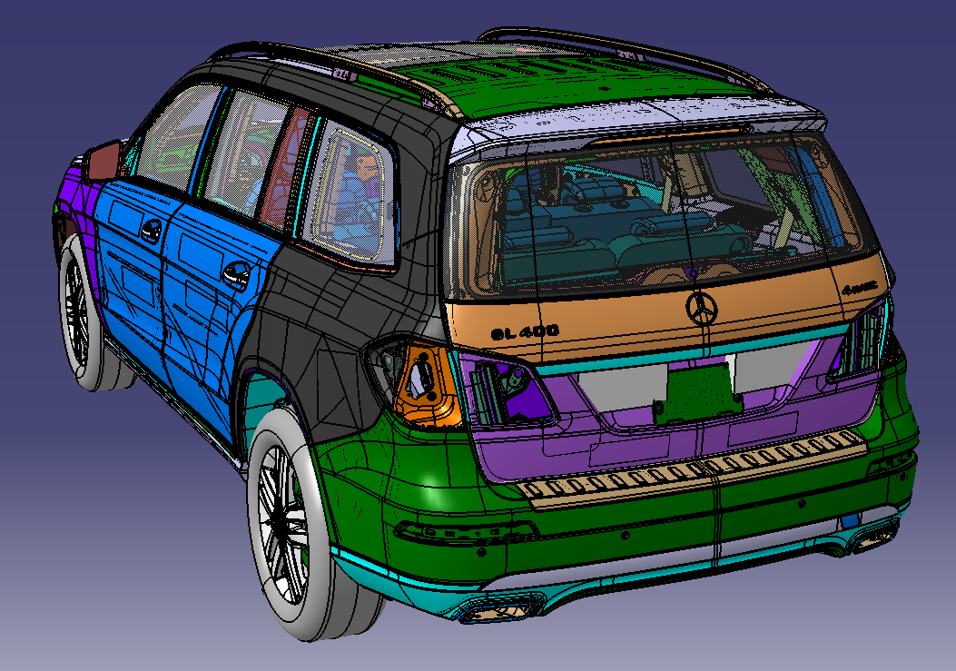 梅赛德斯-GL400-部分组件