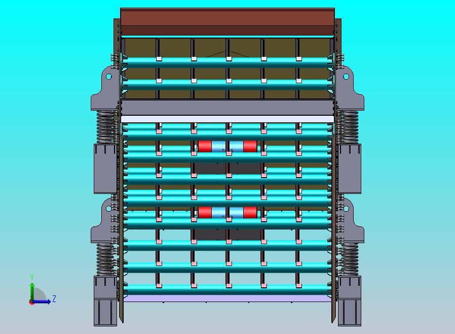废玻璃陶瓷振动松散装置结构
