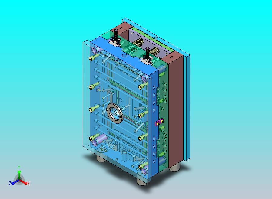 柜子侧面模具设计
