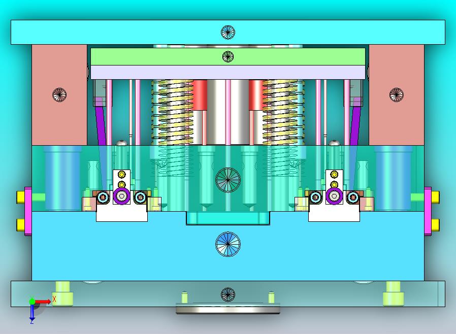 柜子侧面模具设计