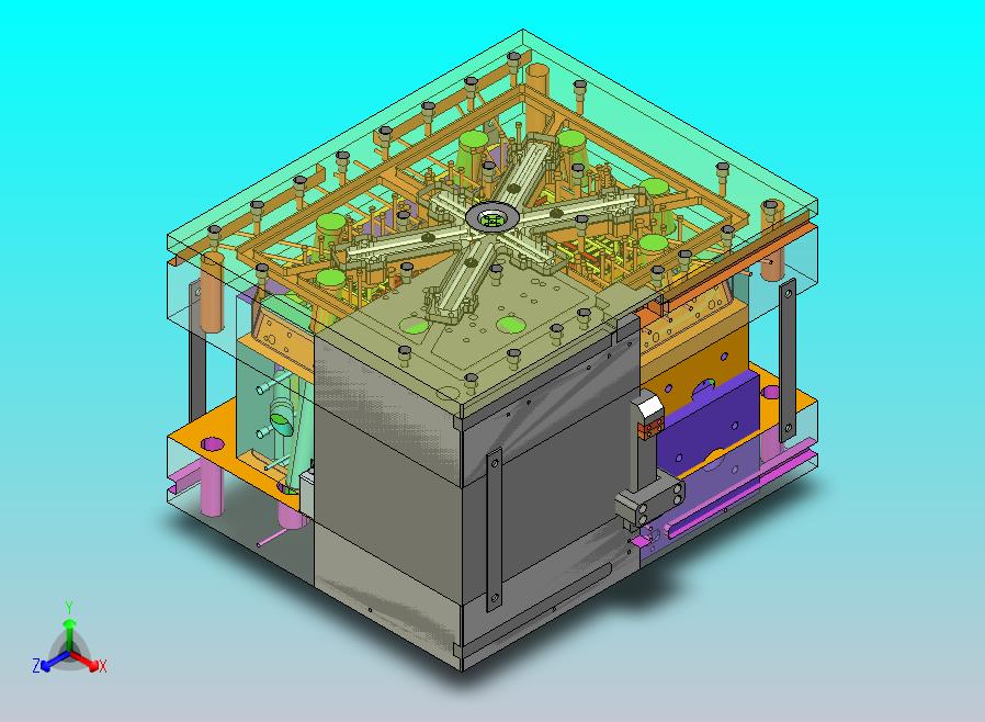 大箱子模具设计