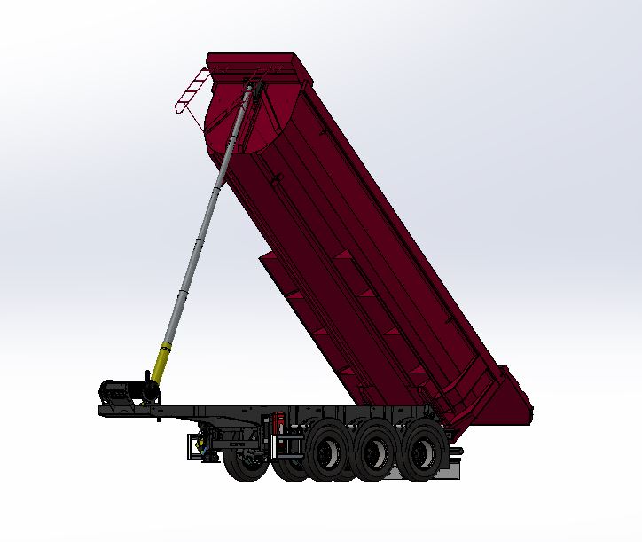 24立方米翻斗车，采用Hardox高强度钢