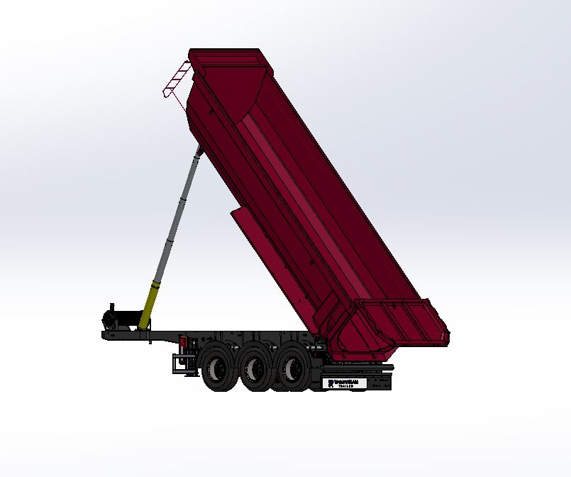 24立方米翻斗车，采用Hardox高强度钢