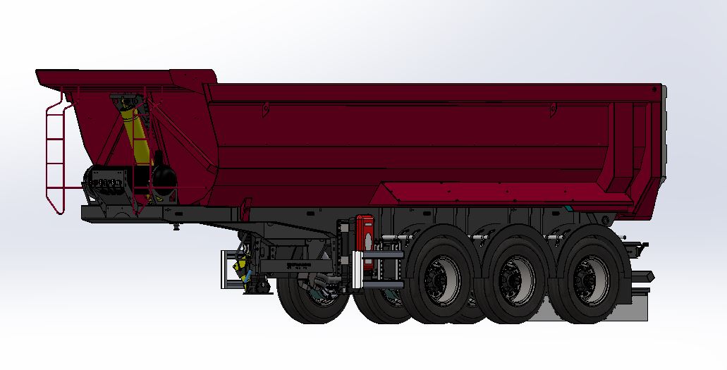 24立方米翻斗车，采用Hardox高强度钢