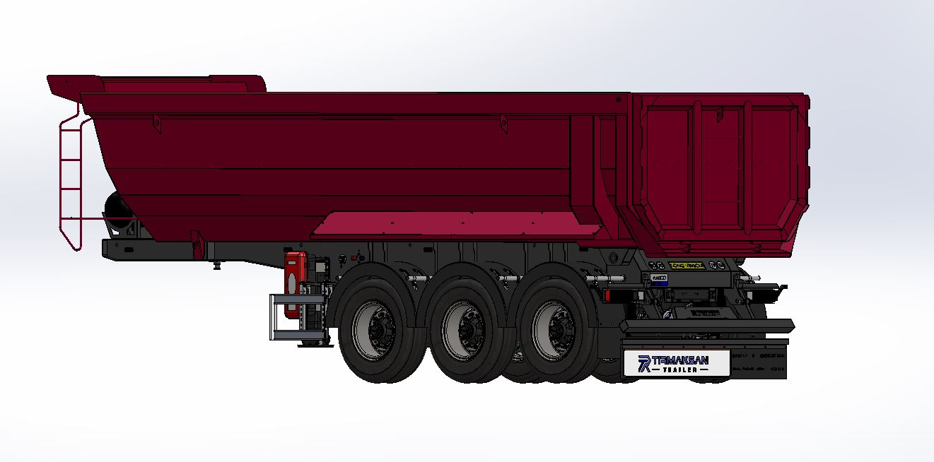 24立方米翻斗车，采用Hardox高强度钢