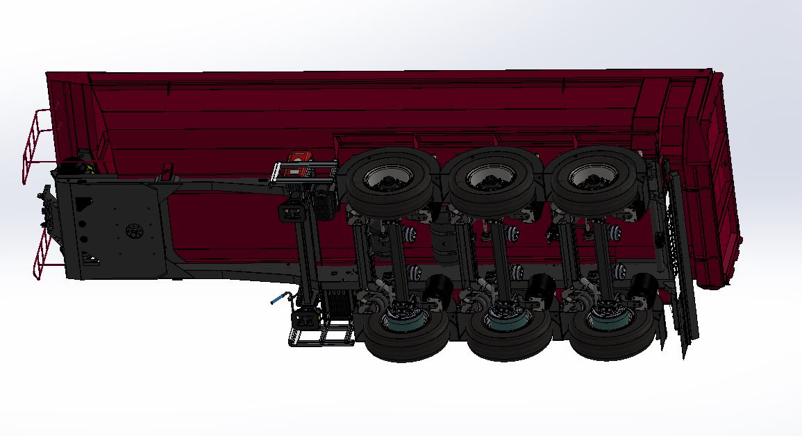 24立方米翻斗车，采用Hardox高强度钢