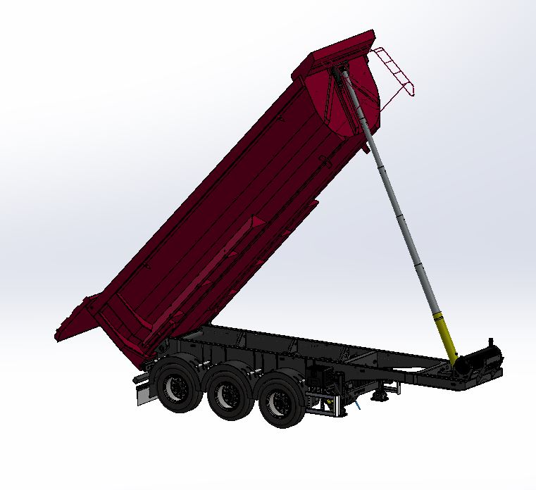 24立方米翻斗车，采用Hardox高强度钢
