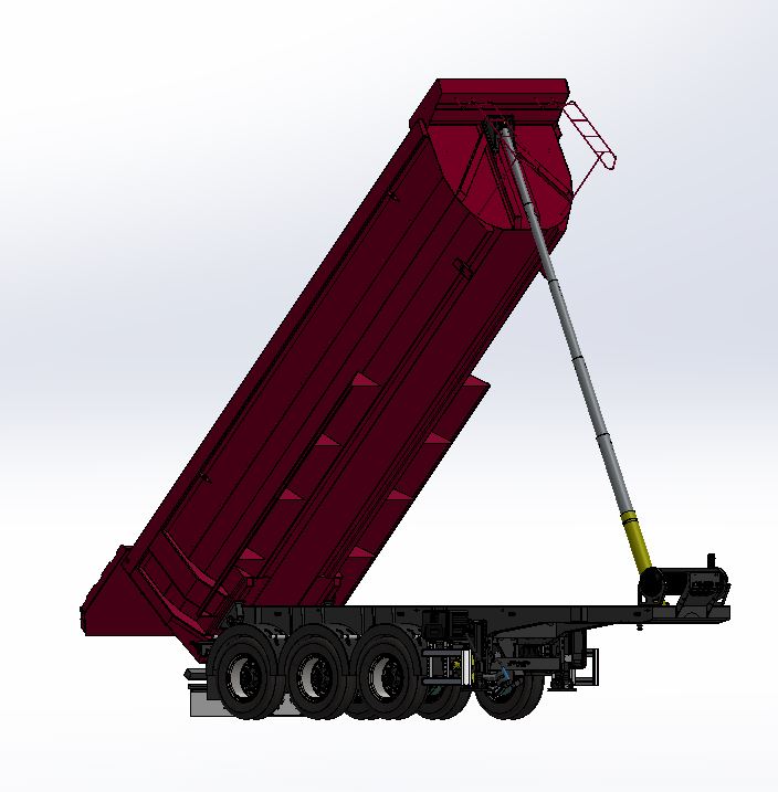 24立方米翻斗车，采用Hardox高强度钢