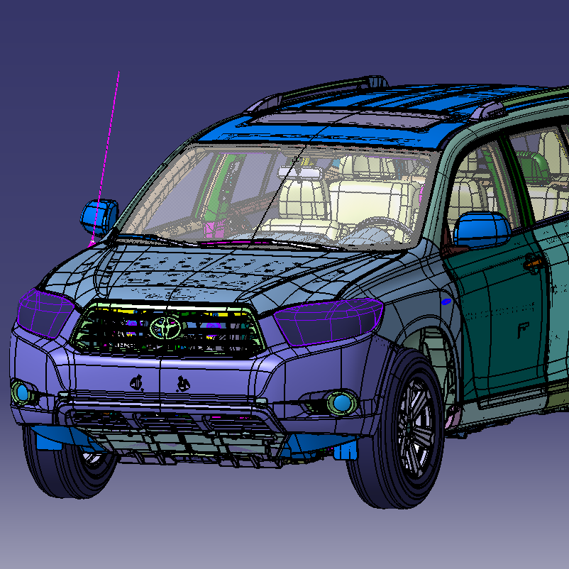 丰田汉兰达——帕蒂。