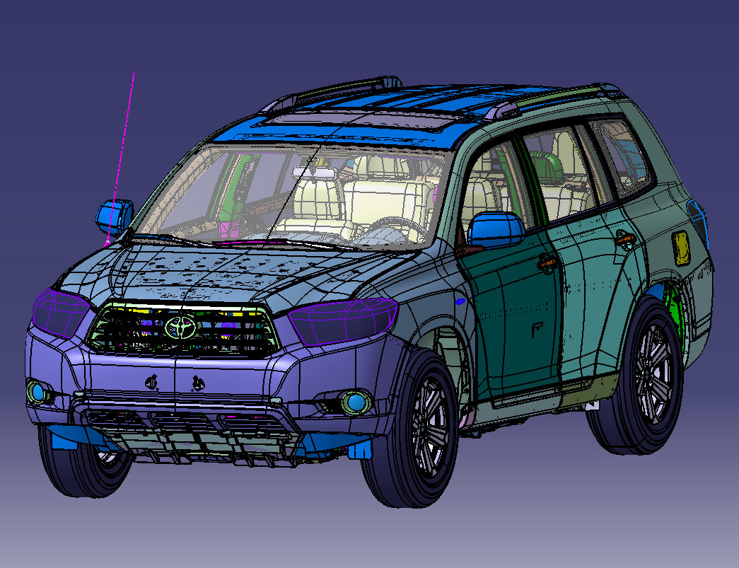 丰田汉兰达——帕蒂。