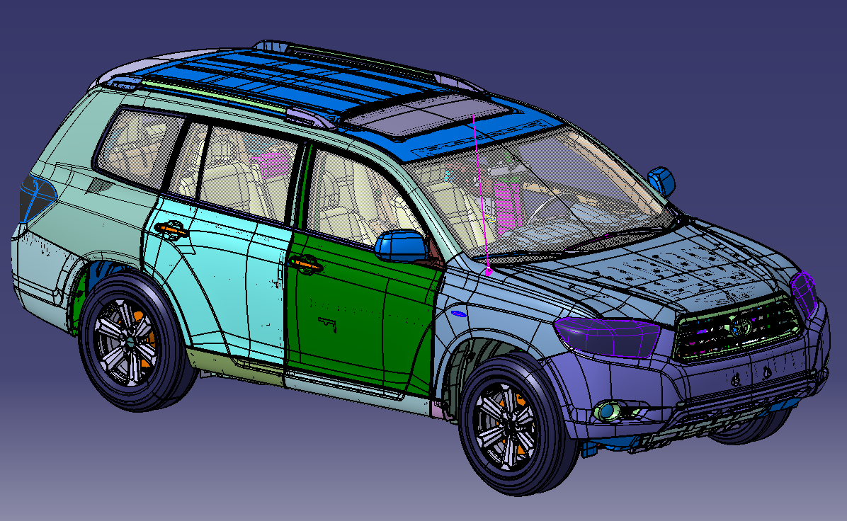 丰田汉兰达——帕蒂。