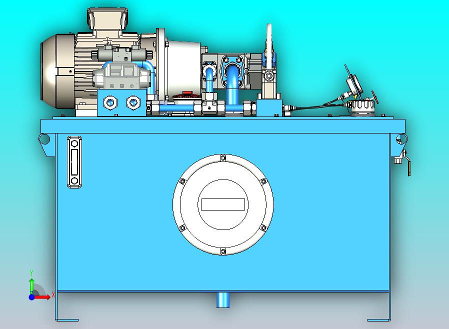HPU 双速双瓦泵液压装置