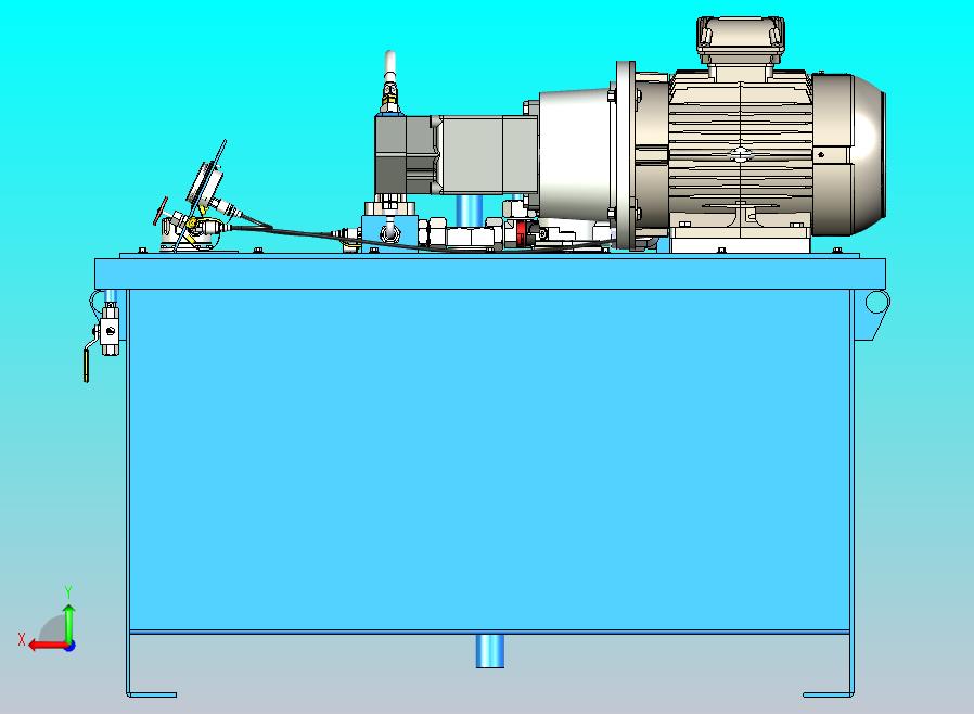 HPU 双速双瓦泵液压装置