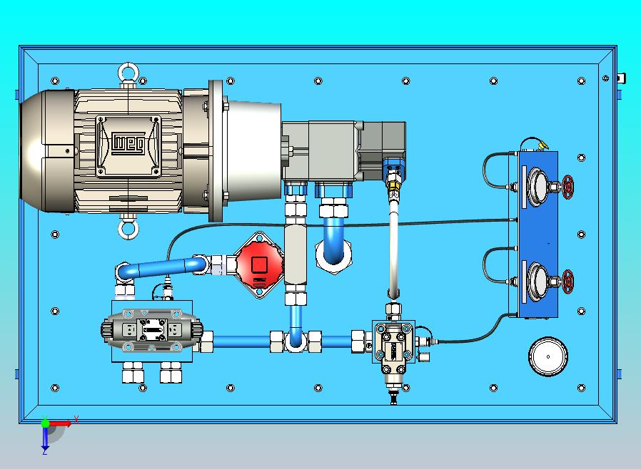 HPU 双速双瓦泵液压装置