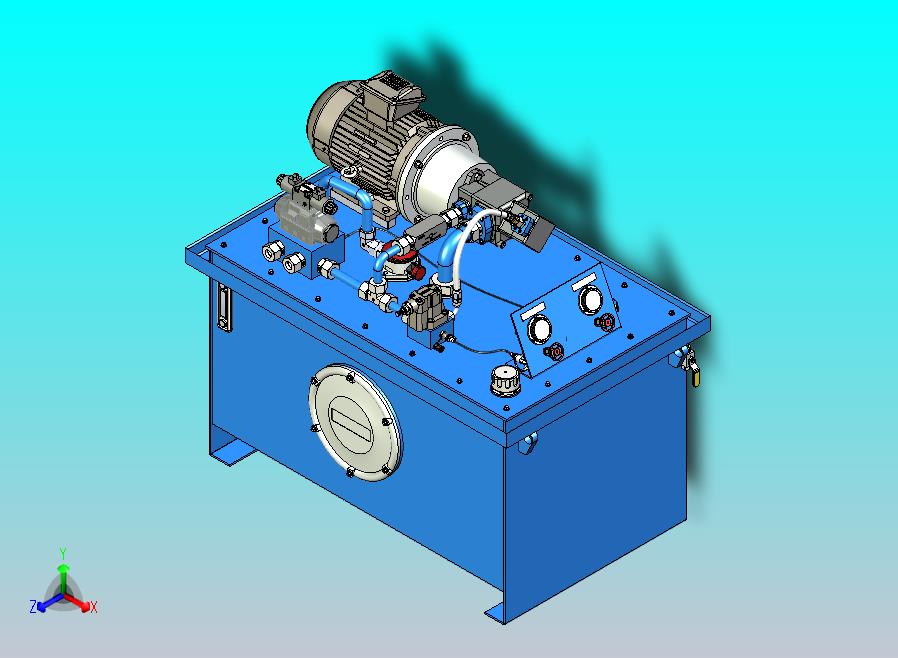 HPU 双速双瓦泵液压装置