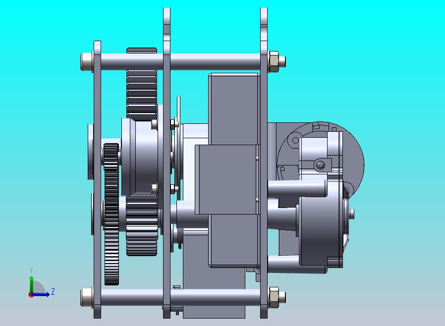 打印纸带传送系统
