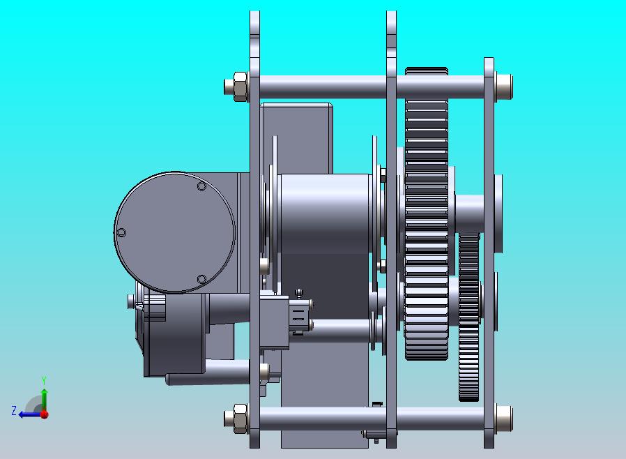 打印纸带传送系统