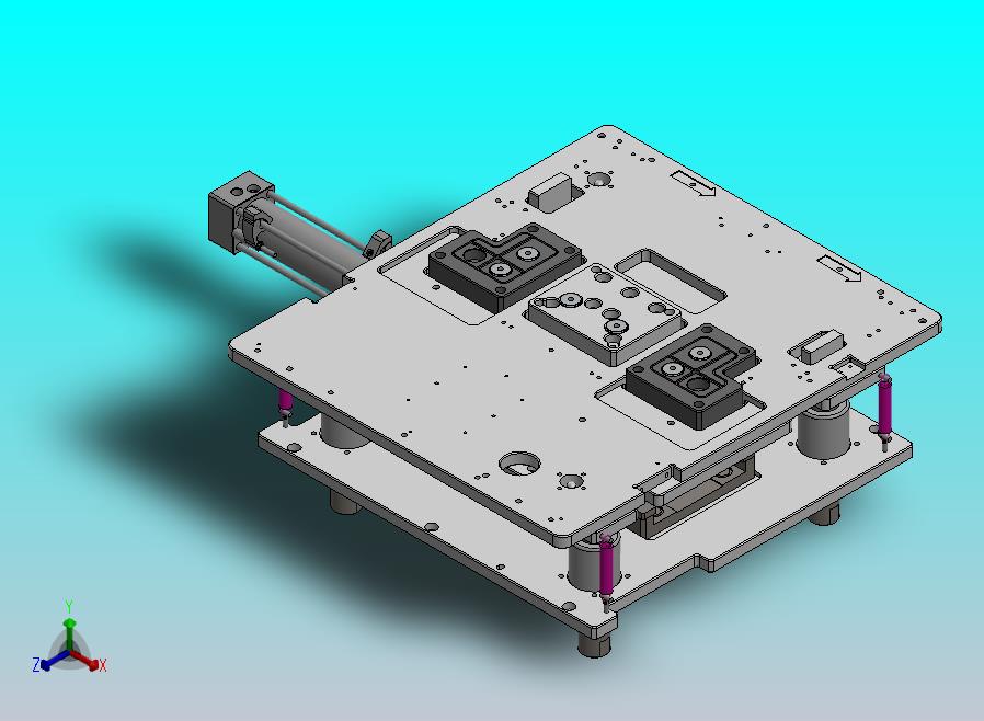 楔块原理的顶升机构