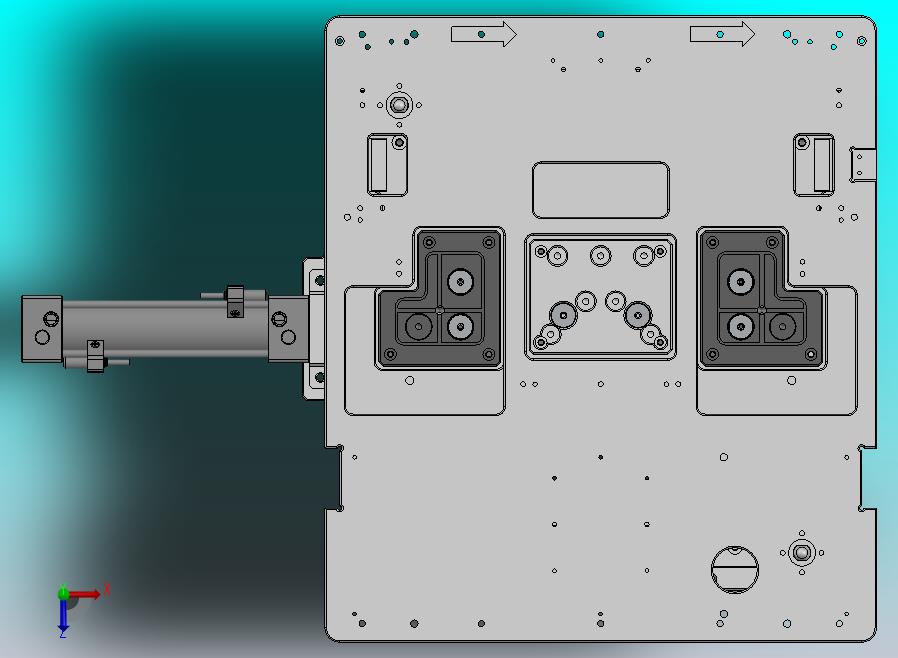 楔块原理的顶升机构