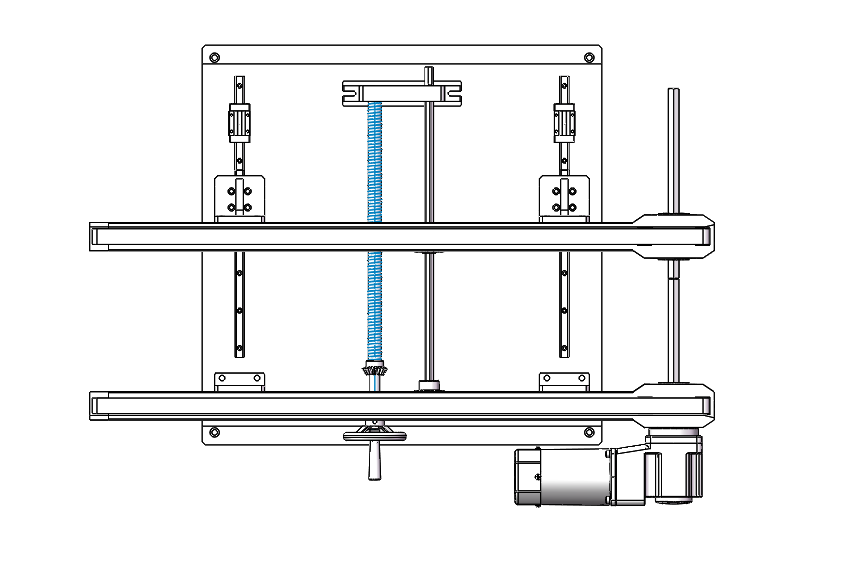 单向可调节宽度皮带线