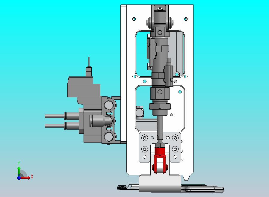 连杆原理的夹膜机构