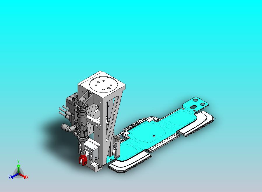 连杆原理的夹膜机构