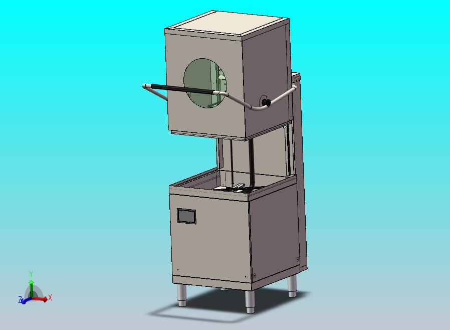 可视款揭盖洗碗机是自动清洗碗、筷、盘、碟、刀、叉等餐具设备
