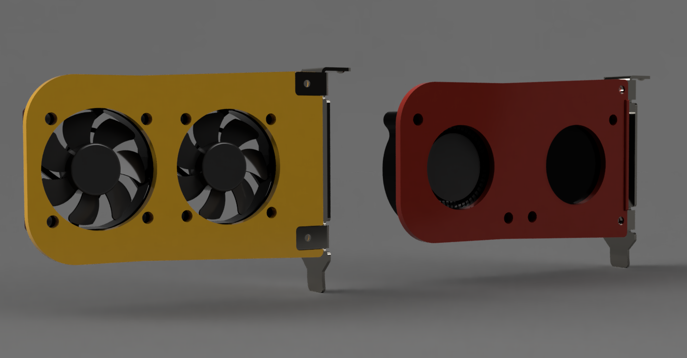 PCIe 支架风扇安装