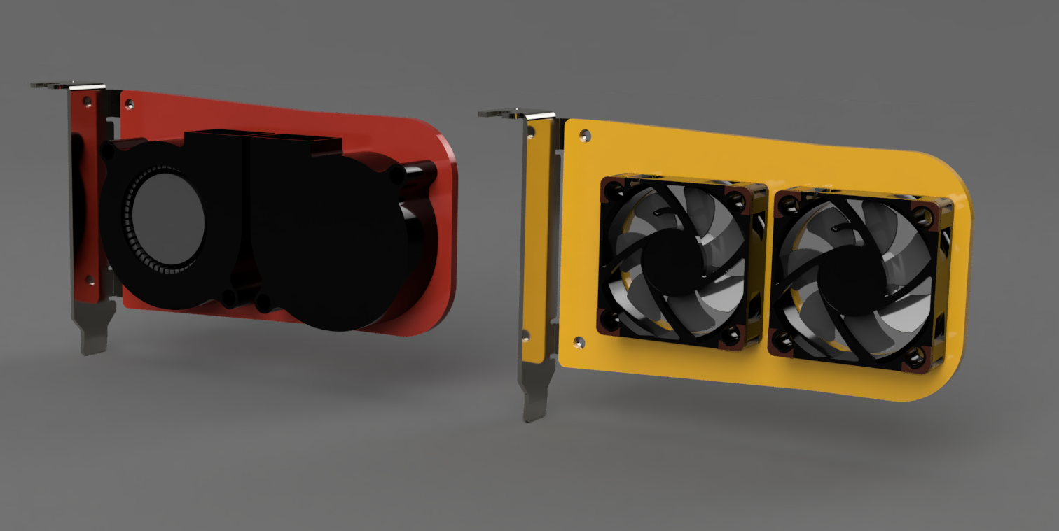 PCIe 支架风扇安装