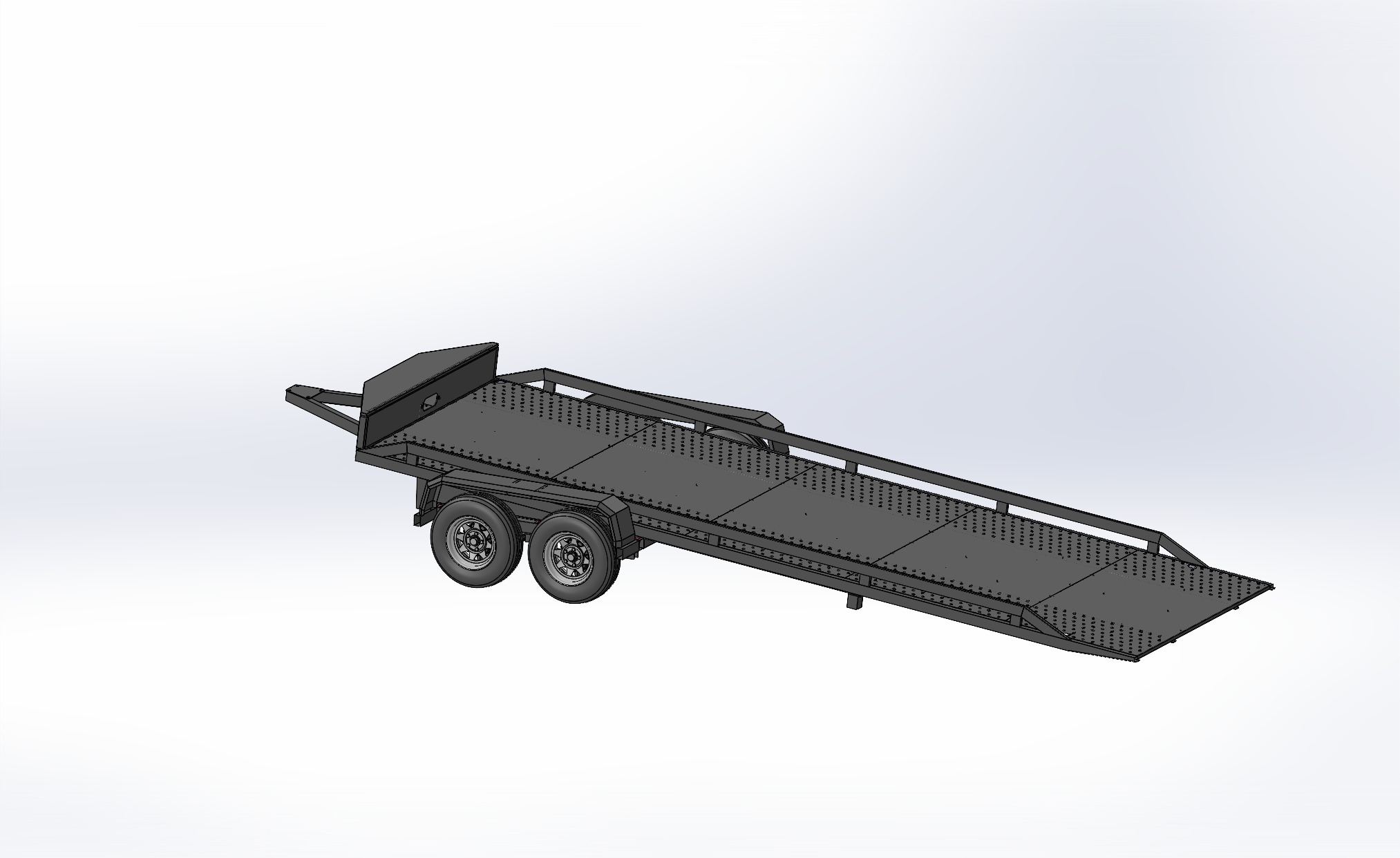 软倾斜汽车拖车