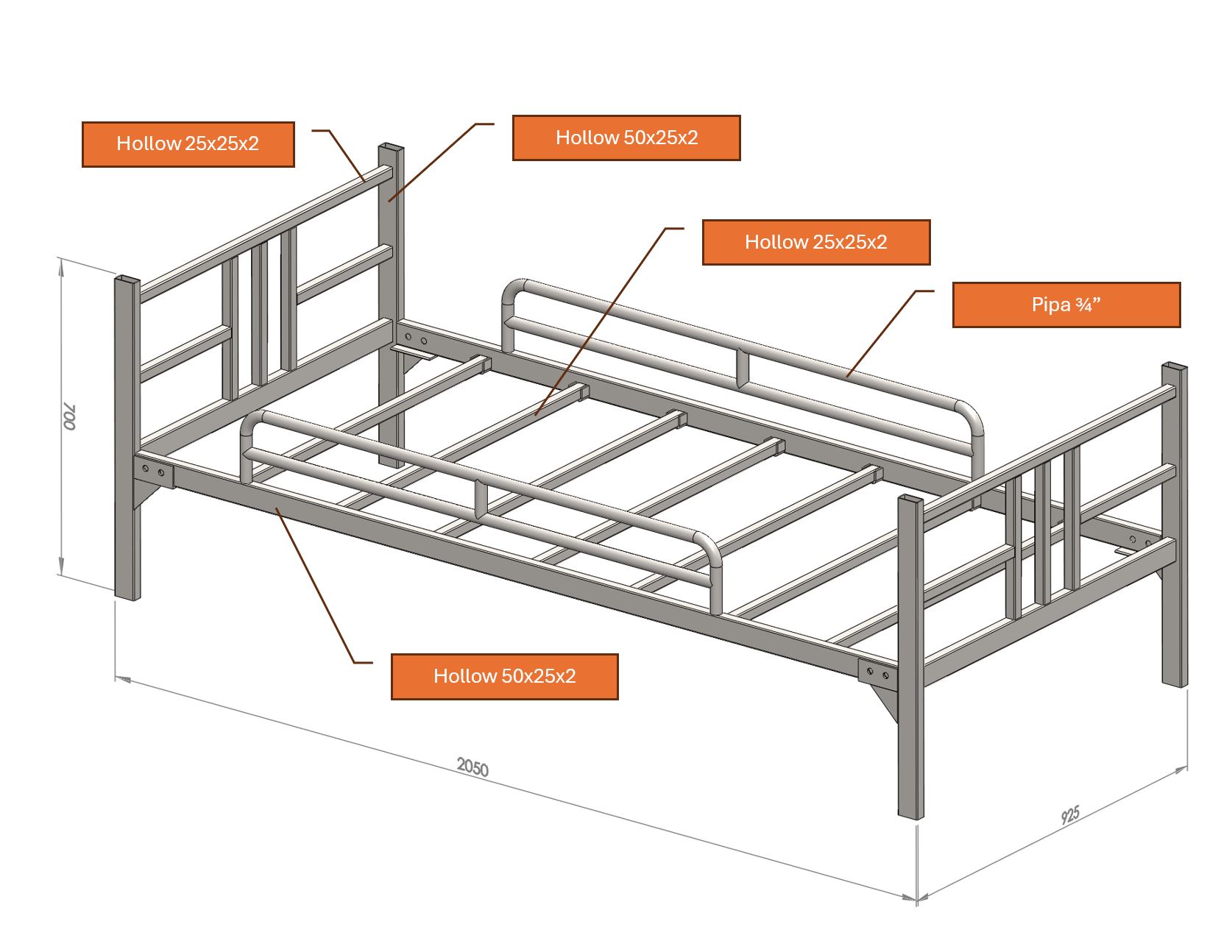 床架 兰江 诺克多