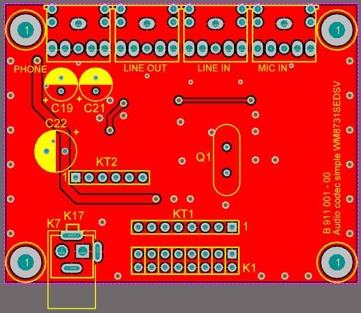音频编解码器 WM8731