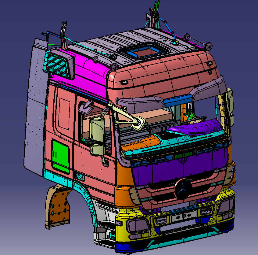 梅赛德斯 Actros – 驾驶室标准